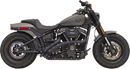 BASSANI XHAUST Sweeper Exhaust - Black/Black 1S22FB