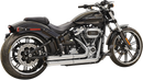 BASSANI XHAUST Pro Street Exhaust - Chrome - Softail 1S34D