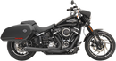 BASSANI XHAUST 2-into-1 Road Rage Exhaust System - Black 1S81RB