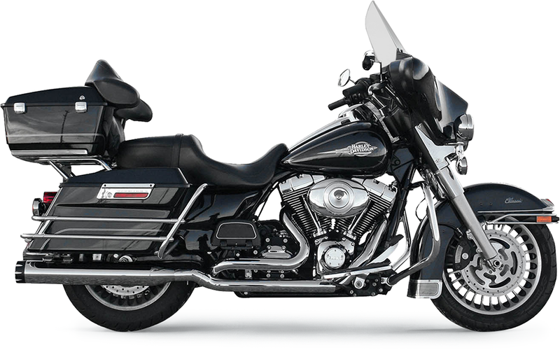 BASSANI XHAUST True-Dual Down Under Headpipes - Chrome - FL '09-'16 11415A