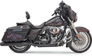 BASSANI XHAUST True-Dual Down Under Headpipes - Black - FL '09-'16 11425A