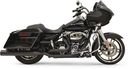BASSANI XHAUST True-Dual Down Under Headpipes - Black - M8 11525A