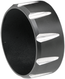 BASSANI XHAUST 3" Endcap - Black - Fluted BE30T