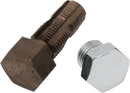 COLONY Drain Plug - Oil Tank with Tap - Oversized - Chrome 7502-2