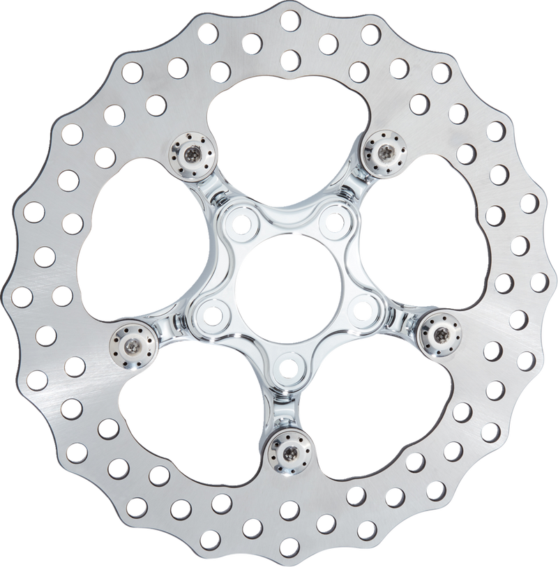 ARLEN NESS Spider Rotor - 11-1/2" - Chrome 300-073
