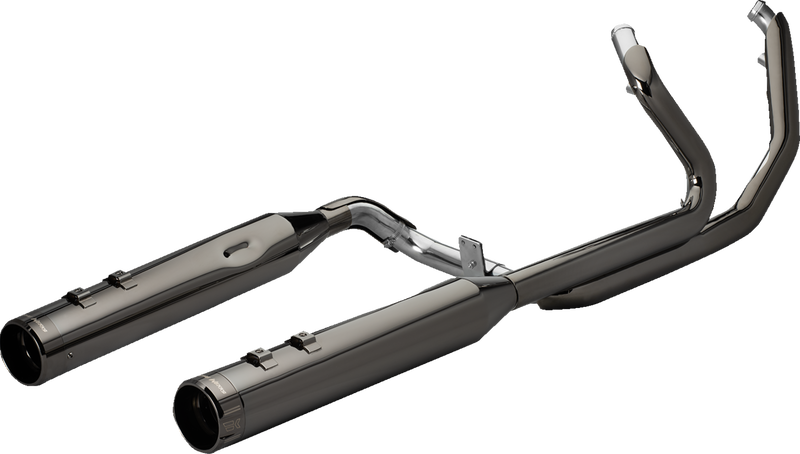KHROME WERKS 2-into-2 Dominator Exhaust System with 4-1/2" Mufflers - Eclipse? with Klassic Tip - M8  201500