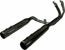 KHROME WERKS 2-into-2 Dominator Exhaust System with 4-1/2" Mufflers - Eclipse? with Race Tip - Twin Cam 201150