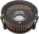 TRASK Assault Charge High-Flow Air Cleaner - Flat Black TM-1021BK