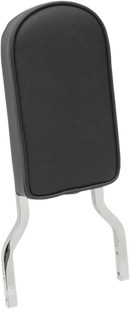 DRAG SPECIALTIES SEATS Sissy Bar Pad - Smooth - Black Piping - Tall - 2" Thick 0822-0296