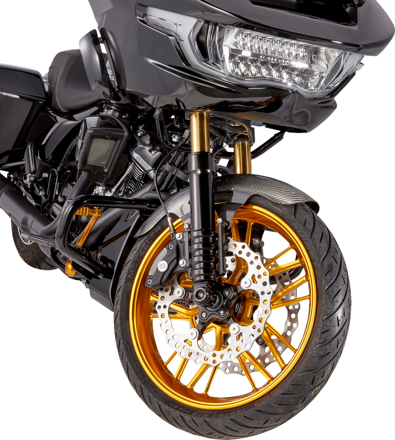 ARLEN NESS Front Fender - Cafe - 19" - Carbon Fiber/Black 210-017