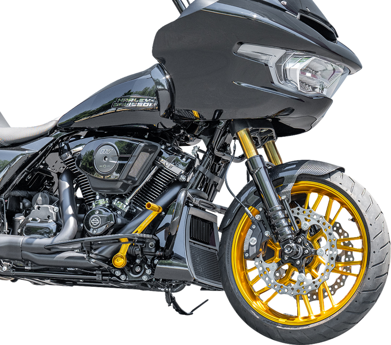 ARLEN NESS Front Fender - Cafe - 19" - Carbon Fiber/Black 210-017