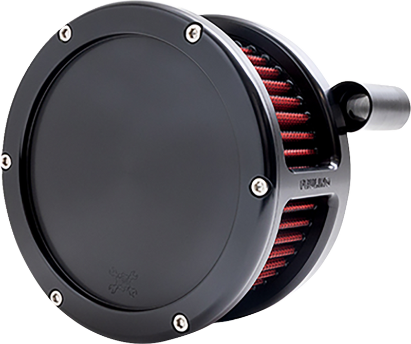 FEULING PARTS BA Air Cleaner Kit - Black with Red Filter - '08-'17 Dyna/Softail/Touring 5453