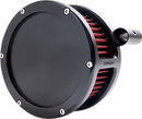 FEULING PARTS BA Air Cleaner Kit - Black with Red Filter - '93-'99 Evolution Big Twin 5463