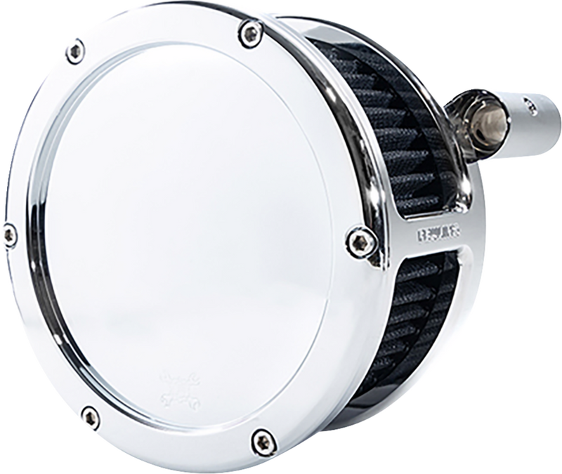 FEULING PARTS BA Air Cleaner Kit - Chrome with Black Filter - '93-'99 Evolution Big Twin 5567