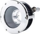 FEULING PARTS BA Air Cleaner Kit - Chrome/Clear with Black Filter - '93-'99 Evolution Big Twin 5568