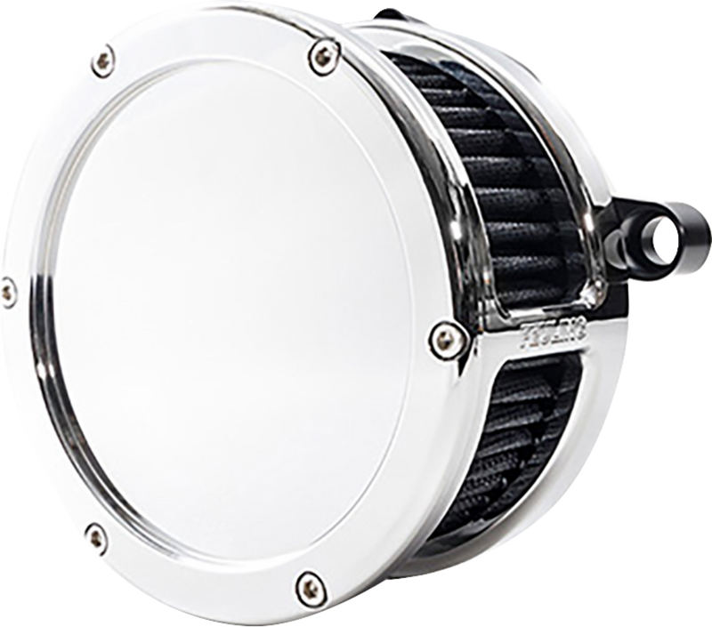 FEULING PARTS BA Air Cleaner Kit - Chrome with Black Filter - M8 5577