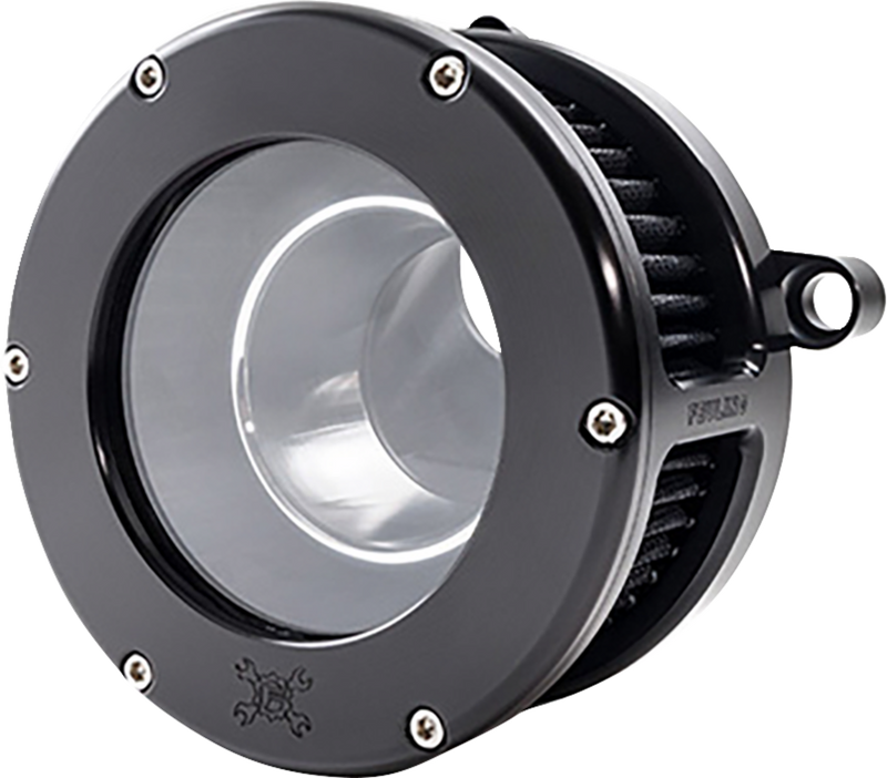 FEULING PARTS BA Air Cleaner Kit - Black/Clear with Black Filter - M8 5574