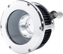 FEULING PARTS BA Air Cleaner Kit - Chrome/Clear with Black Filter - '08-'17 Dyna/Softail/Touring 5558