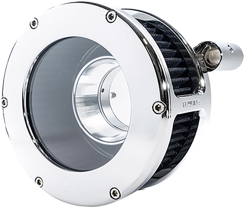FEULING PARTS BA Air Cleaner Kit - Chrome/Clear with Black Filter - '08-'17 Dyna/Softail/Touring 5558