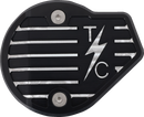 THRASHIN SUPPLY CO. Cam Cover - Gen 2 - Finned - Twice Cut - Black - M8 TSC-3029-4