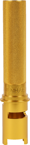 THRASHIN SUPPLY CO. Throttle Tube - Knurled - 1" - Gen 2 TBW - Gold TSC-2806-5