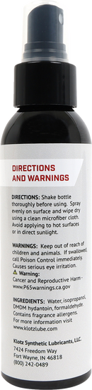 KLOTZ OIL Quick Detailer - 4 fl oz. KS-324