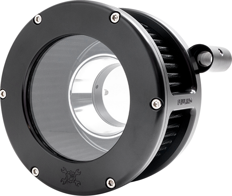 FEULING PARTS BA Air Cleaner Kit - Black/Clear with Black Filter - '08-'16 Touring TBW 5554