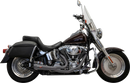 BASSANI XHAUST 2-into-1 Ripper Exhaust System - Short - Stainless - Twin Cam Softails 1S6SS
