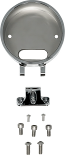 KODLIN USA Round Gauge Bezel - For Ascent Pro Riser - Chrome - HD Softail '22-'26 KUS55140