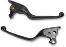 DRAG SPECIALTIES Wide Blade Lever Set - Black H07-0593MB