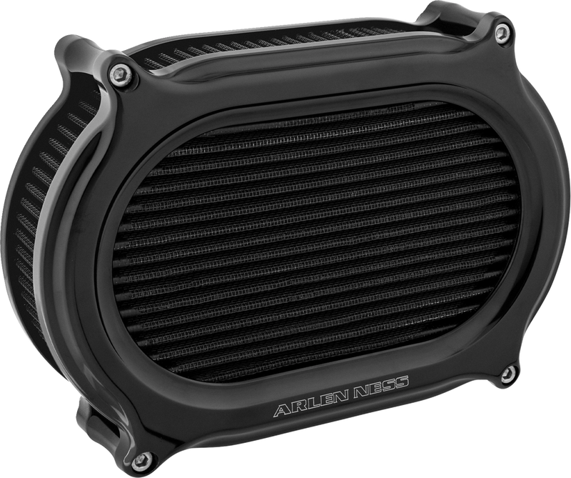 ARLEN NESS Stage 2 Oval Air Cleaner Kit - All Black 600-174