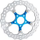 ARLEN NESS Spider Rotor - 12-19/32" - Blue - Front 300-109