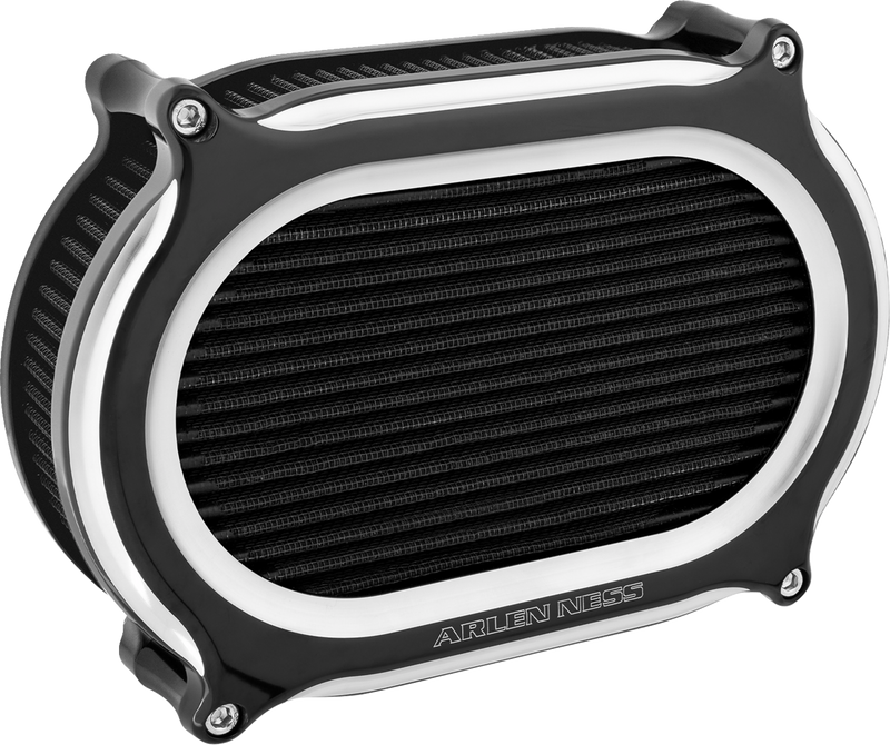ARLEN NESS Stage 2 Oval Air Cleaner Kit - Black 600-196