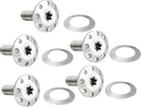 ARLEN NESS Bolt Kit - Holeshot/Front/Floating/Brake Rotor - Spoke Mount - Polished - 5 Pack 300-920