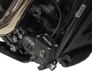 THRASHIN SUPPLY CO. Brake Reservoir Cap - Rear - Black - Twice Cut - '18+ Softail TSC-3177-4