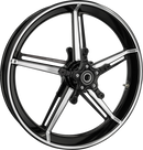 ARLEN NESS Wheel with Hub/Adapter - Factory 24 - Front - Black/Contrast Cut - 19x3.25 91-653
