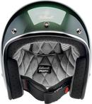 BILTWELL Bonanza Helmet - Metallic Sierra Green - Large 1001-324-204
