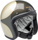 BILTWELL Bonanza Helmet - Scallop - Metallic Charcoal/Champagne - Small 1001-589-202