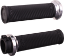 ODI Ruffian Lock-On Street Grips - Cable - Black/Silver V30HCWB-S