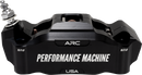 PERFORMANCE MACHINE (PM) Radial Mount Caliper - Front Left - Black Anodized 0052-2427-MB