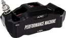 PERFORMANCE MACHINE (PM) Radial Mount Caliper - Front Left - Black Anodized 0052-2427-MB
