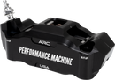 PERFORMANCE MACHINE (PM) Radial Mount Caliper - Front Left - Black Anodized 0052-2427-MB