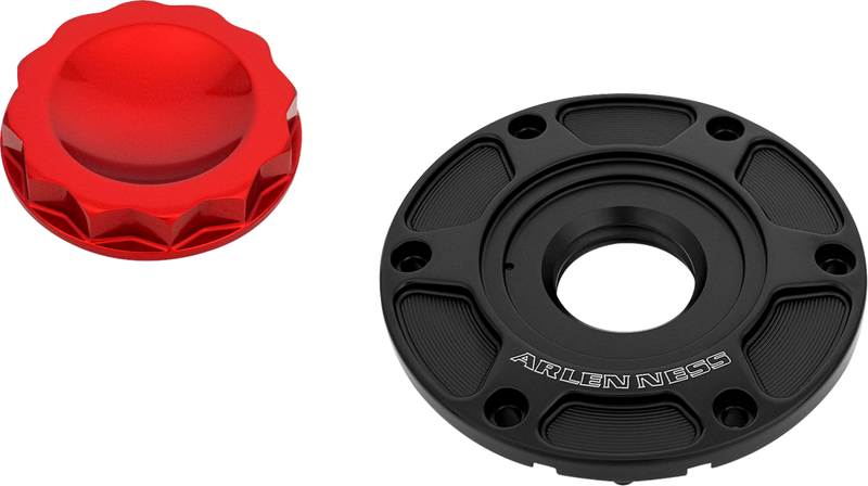 ARLEN NESS 12 Point Gas Cap - Red 701-017