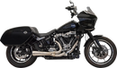 BASSANI XHAUST 2-into-1 Ripper Exhaust System with Megaphone Muffler - Short - Stainless - M8 Softail 1S79SS