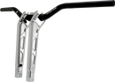 PERFORMANCE MACHINE (PM) Phatbar & Riser Kit - Internal Wiring - 11-1/2" - Chrome 0208-2197M-CH