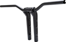 PERFORMANCE MACHINE (PM) Phatbar & Riser Kit - Internal Wiring - 11-1/2" - Black Ops 0208-2197M-SMB