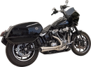 BASSANI XHAUST 2-into-1 Ripper Exhaust System with Megaphone Muffler - Stainless - 49-State - M8 Softail 1S79SSE