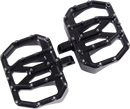 THRASHIN SUPPLY CO. Mini Aggressor Floorboards - Black - Rear TSC-2031-1-D