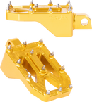 THRASHIN SUPPLY CO. Aggressor Foot Pegs - Rear - Gold - HD '72-'25 TSC-2022-5-D