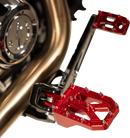 THRASHIN SUPPLY CO. Aggressor Foot Pegs - Rear - Red - HD '72-'25 TSC-2022-2-D
